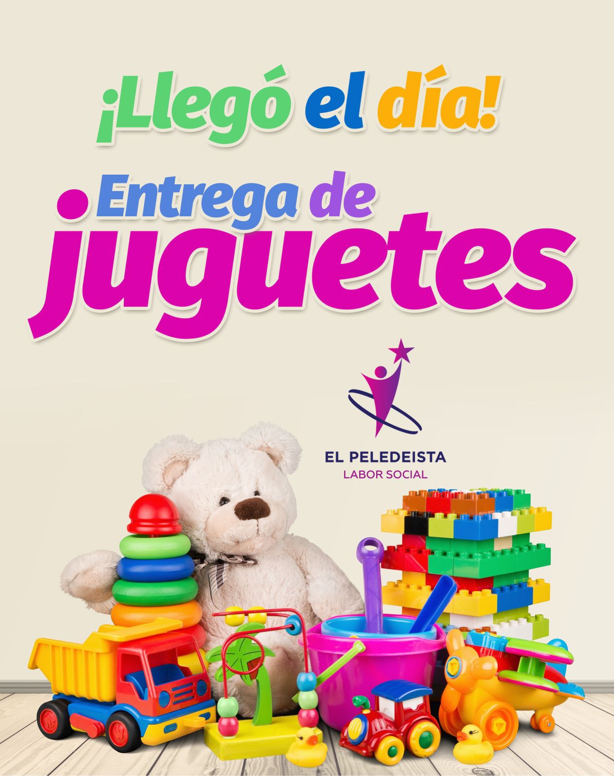 El Peledeísta celebra el Día de Reyes llevando alegría a niños de sectores vulnerables