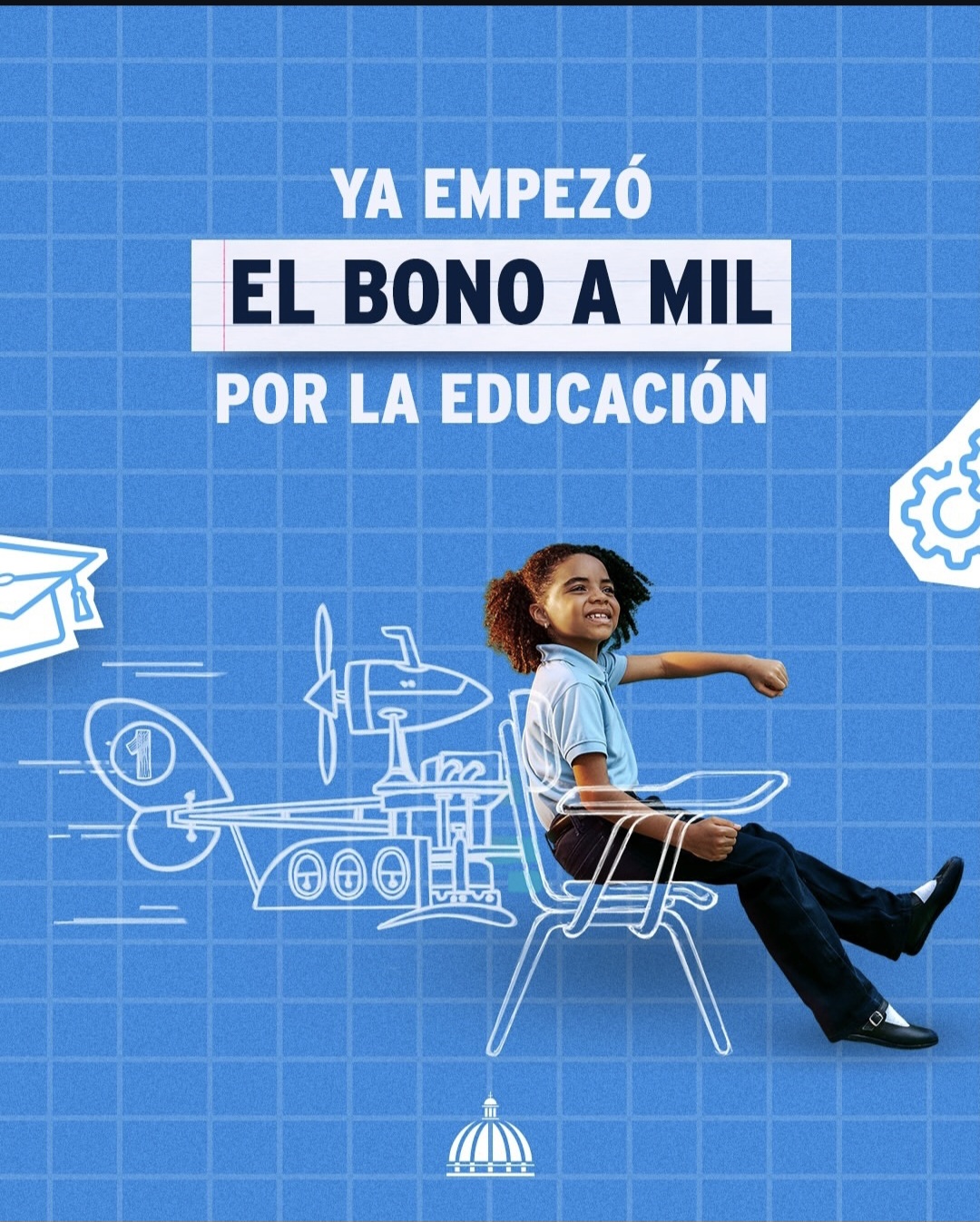 Gobierno implementa Bono a Mil en apoyo a más de 1.3 millones de estudiantes del sistema público