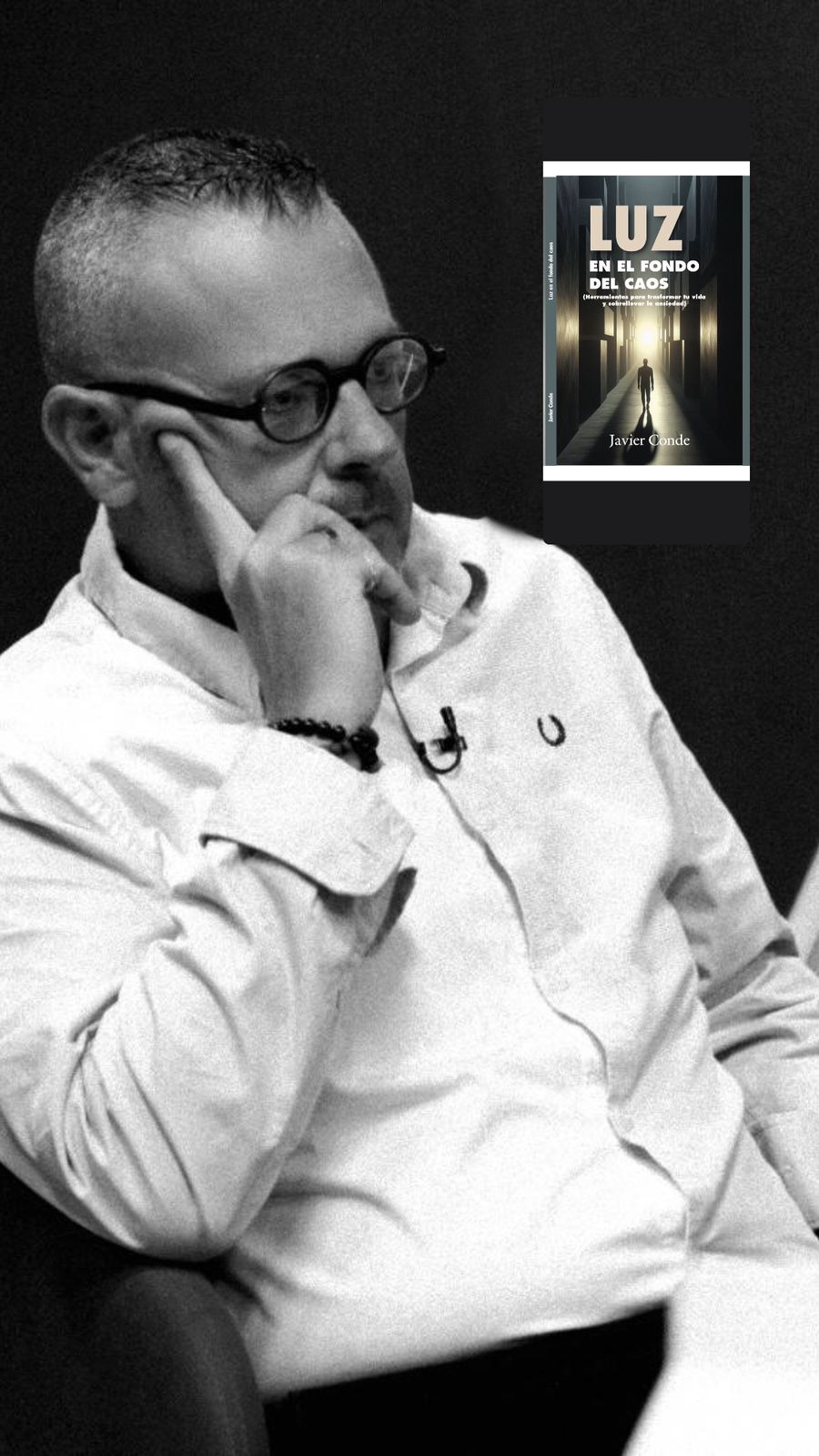 Javier Conde presenta en CuestaLibros su libro sobre la ansiedad “Luz en el fondo del caos”