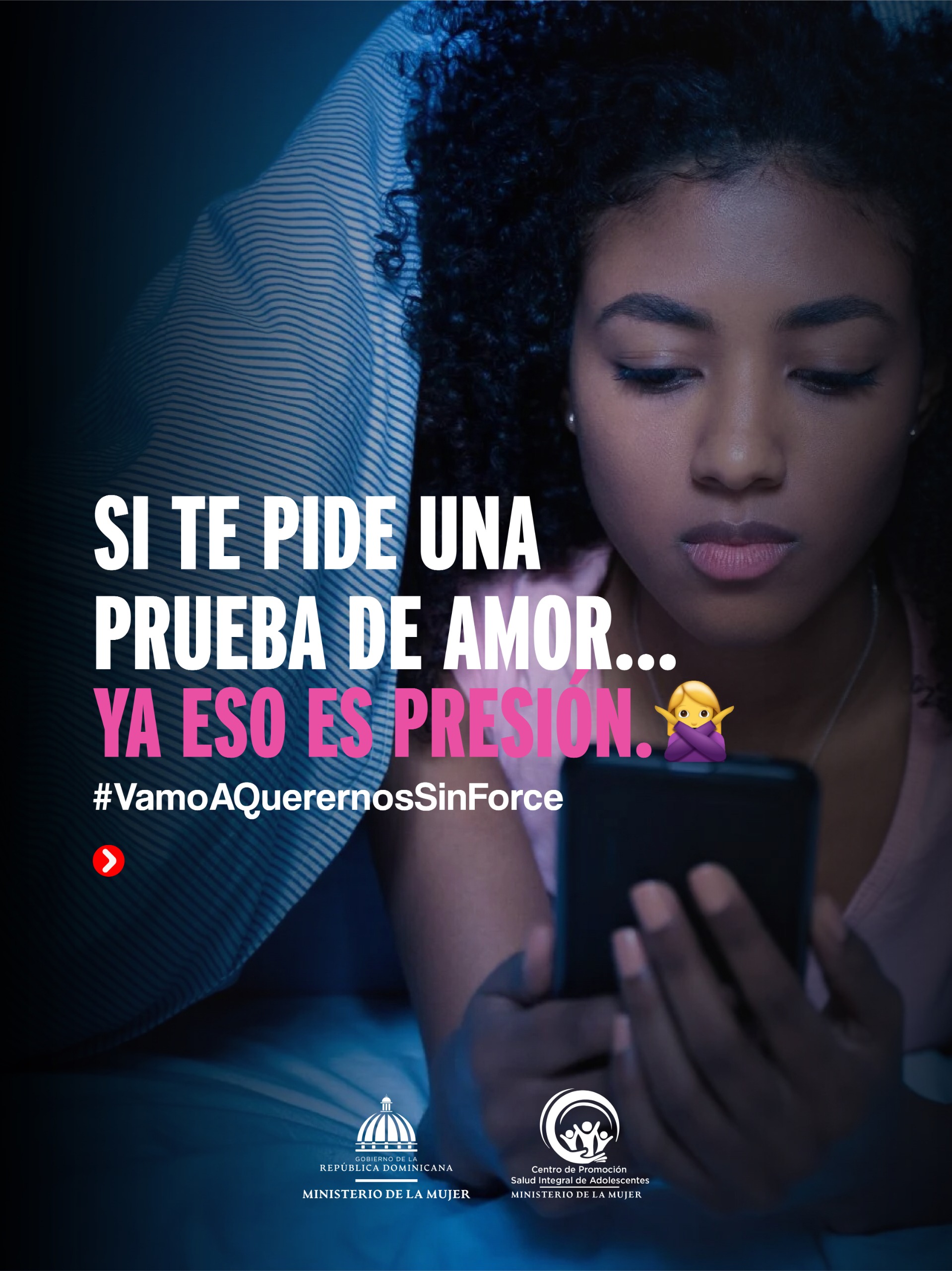 Ministerio de la Mujer lanza campaña “Vamo´ a querernos sin presión” contra la violencia de género