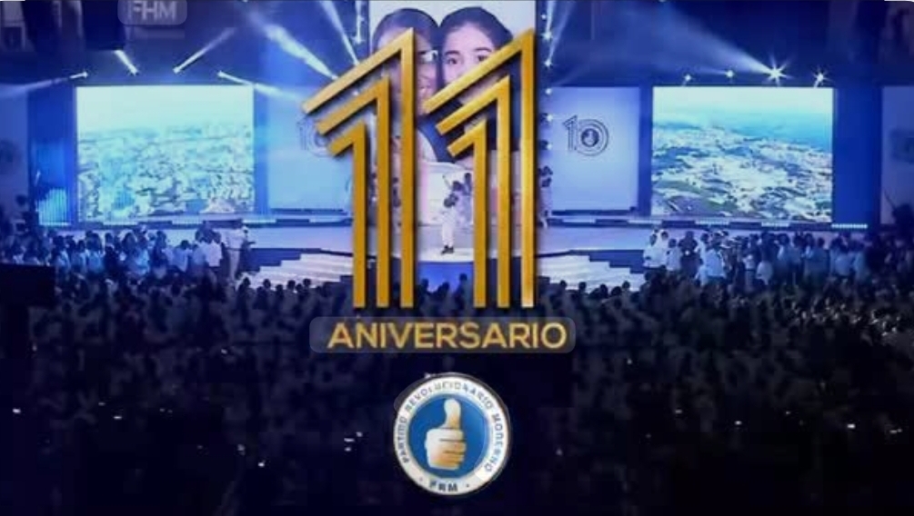 PRM celebra su once aniversario reafirmando su compromiso con el cambio y la institucionalidad en República Dominicana