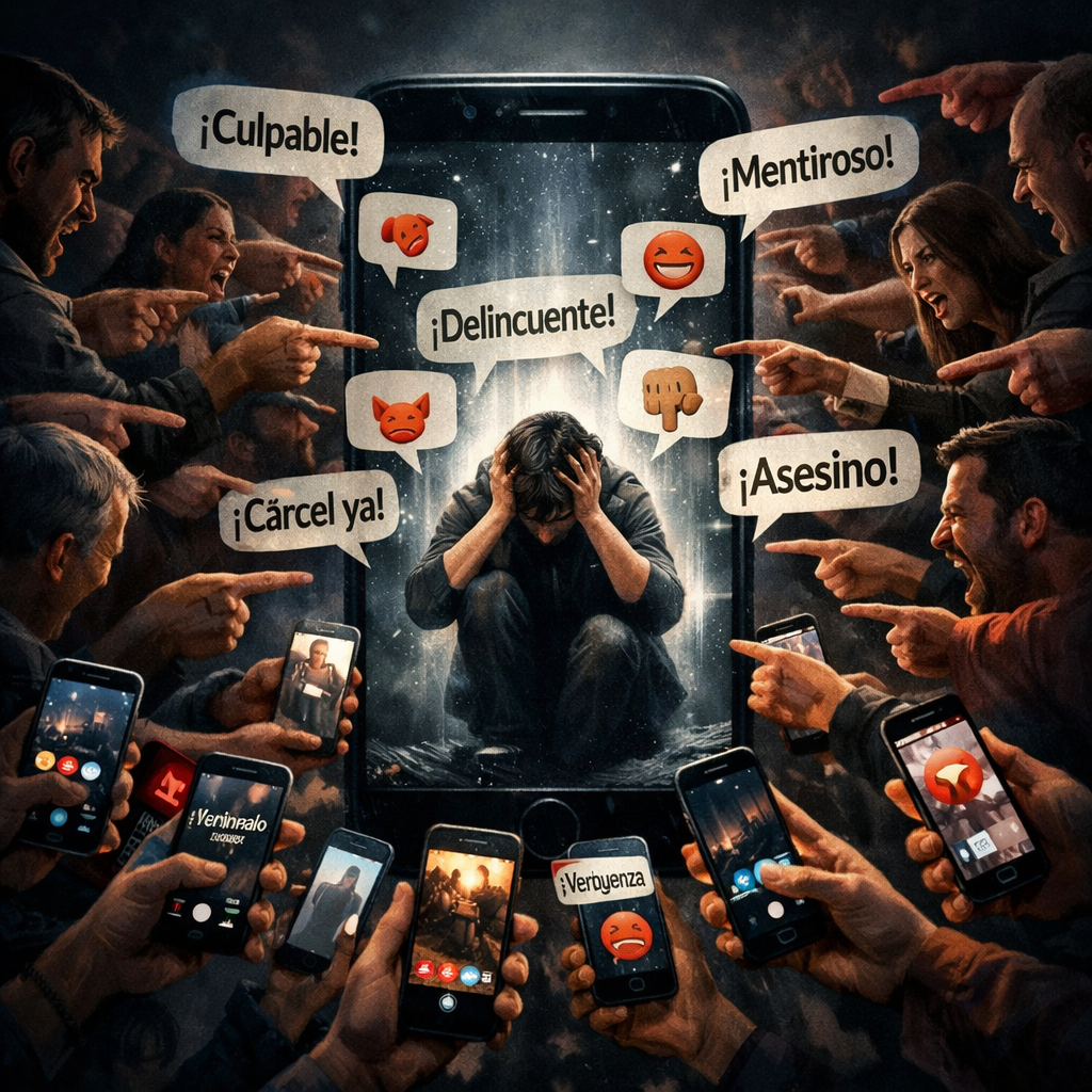 Cuando las redes juzgan antes que la justicia: el peligro de la condena social