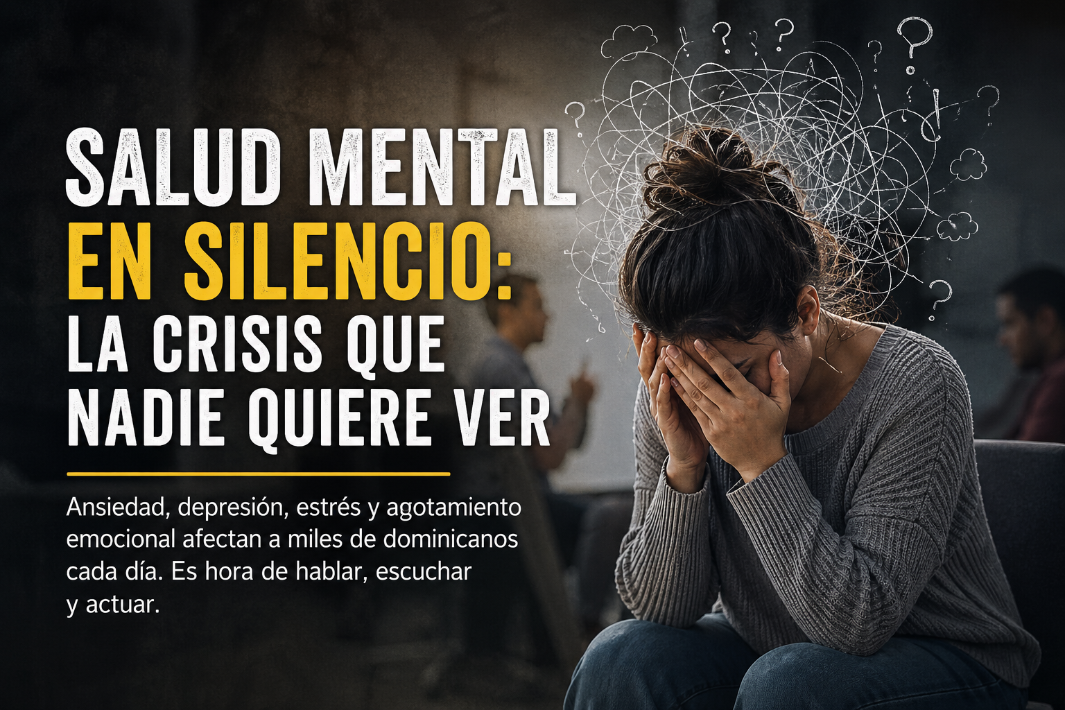 En la República Dominicana hay una crisis que no ocupa portadas, que no genera ruedas de prensa y que rara vez provoca indignación colectiva.