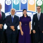 Celso-Juan-Marranzini-Cesar-Dargam-Gabriel-Diez-y-la-ministra-de-Trabajo-de-Panama-1300x732