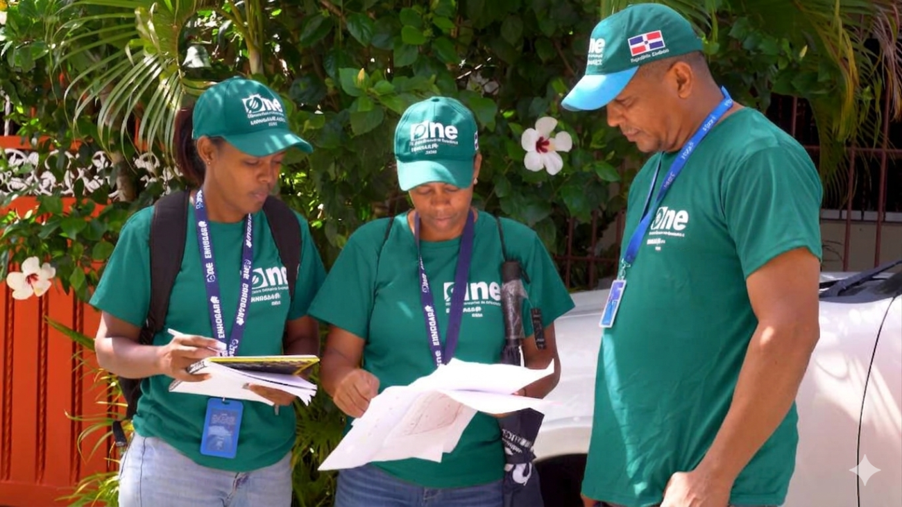 Personal de la Oficina Nacional de Estadística identificado para la encuesta ENHOGAR
