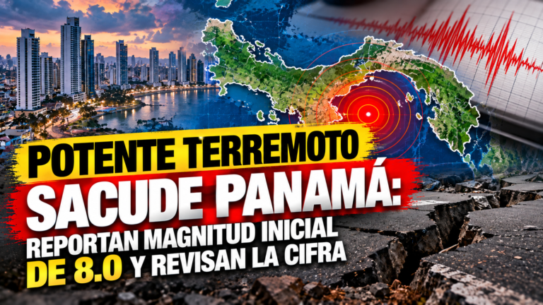 Potente terremoto sacude Panamá