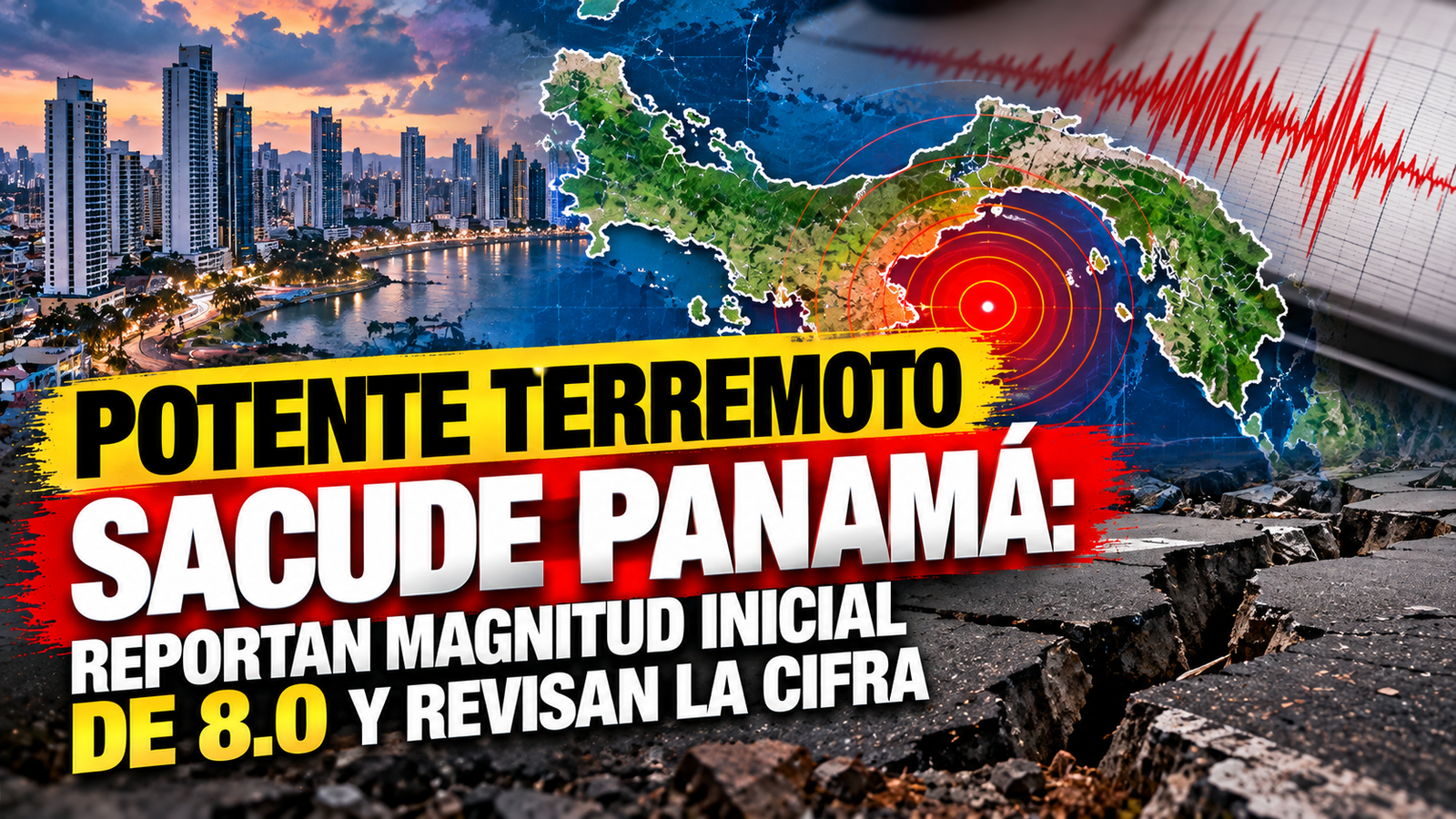 Potente terremoto sacude Panamá