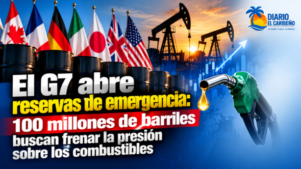 El G7 abre reservas de emergencia: 100 millones de barriles buscan frenar la presión sobre los combustibles